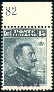 1912 - 15 cent. Michetti, soprastampa ... 