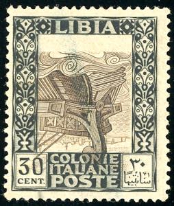 1921 - 30 cent. Pittorica, filigrana corona, ... 