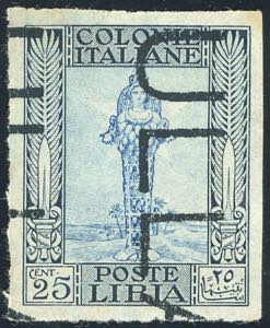 1924 - 25 cent. Pittorica, non dentellato ... 
