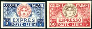 ESPRESSI 1923 - 60 cent., 2 lire, prove ... 