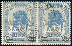 1906 - 1 besa su 25 cent. su 2 1/2 a. (42), ... 