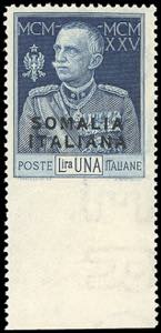 1925 - 1 lira Giubileo del Re, dent. 13 1/2, ... 