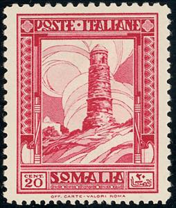1932 - 20 cent. Pittorica, dent. 14 in basso ... 