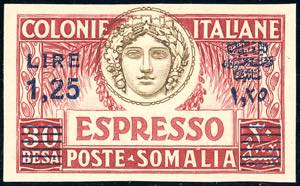ESPRESSI 1927 - 1,25 lire su 20 b., non ... 