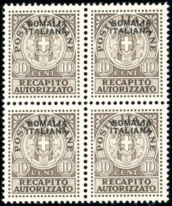 RECAPITO AUTORIZZATO 1939 - 10 cent. ... 