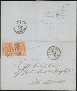 INCOMING MAIL 1867 - 10 cent. De La Rue, ... 