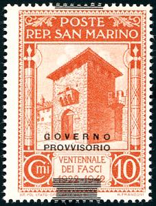 1943 - 10 cent. Governo Provvisorio, ... 