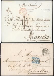GIBILTERRA 1846/1860 - Due lettere non ... 