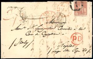 TRINIDAD AND TOBAGO - April 1857, letter ... 