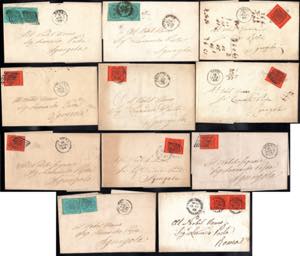 STATO PONTIFICIO 1867/1869 - Undici lettere ... 