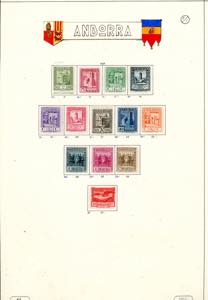 ANDORRA 1929/1974 - Inizio di collezione di ... 