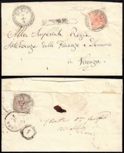 1855 - 15 cent. rosso vermiglio, III tipo, ... 
