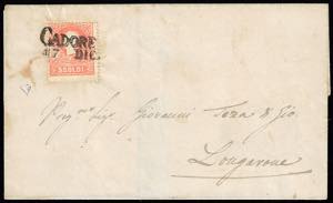 1858 - 5 soldi rosso, I tipo (25), ... 