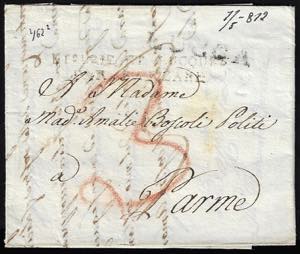 1812 - Lettera prefilatelica da Camaiore ... 