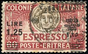 ESPRESSI 1927 - 1,25 lire su 60 cent., ... 