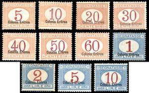 SEGNATASSE 1920/26 - Soprastampati in basso ... 