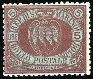 1892 - 5 lire Stemma (22), ottima ... 