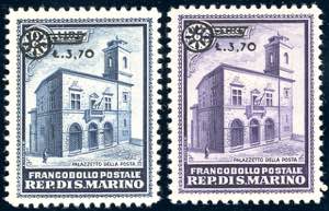 1934 - Palazzetto soprastampati (184/185), ... 