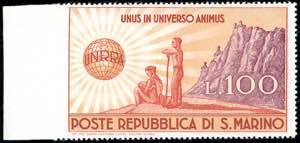 1946 - 100 lire UNRRA, non dentellato a ... 
