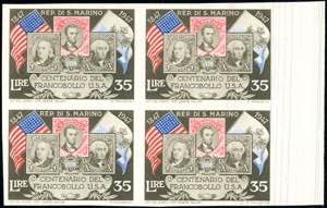 1947 - 35 lire Centenario francobollo Stati ... 