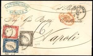 INCOMING MAIL SARDEGNA 1860 - 10 cent., 20 ... 