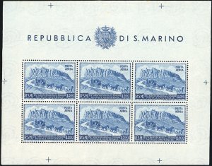 1949/51 - UPU, i quattro foglietti ... 