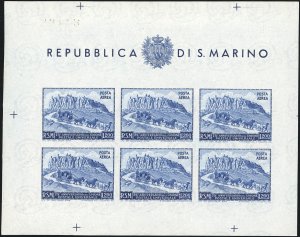 1949/51 - UPU, i quattro foglietti ... 
