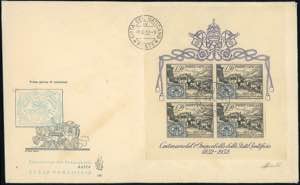 1952 - 50 lire Centenario dei francobolli ... 