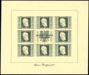 AUSTRIA FOGLIETTI 1946 - Foglietti ... 