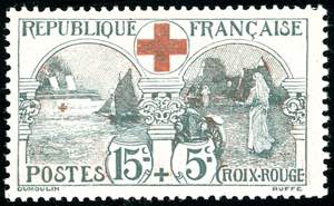 FRANCIA 1918 - 15 + 15 cent. Pro Croce Rossa ... 