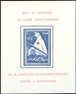 FRANCIA FRANCHIGIA 1942 - 100 fr. Orso, pro ... 