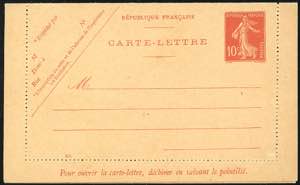 FRANCIA INTERI POSTALI 1903 - 10 cent. ... 