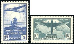 FRANCIA POSTA AEREA 1936 - Traversata ... 