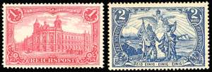 GERMANIA REICH 1900 - 1 m. e 2 m. Alti ... 