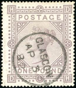 GRAN BRETAGNA 1878 - 1 pound Regina Vittoria ... 