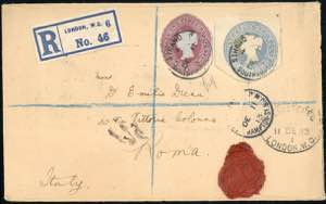 GRAN BRETAGNA 1916 - Busta raccomandata ... 