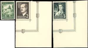 LIECHTENSTEIN 1952/55 - 5 f. Castello di ... 