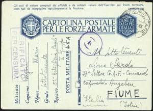 REGNO DITALIA POSTA MILITARE ... 