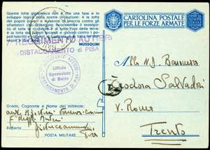 REGNO DITALIA POSTA MILITARE ... 