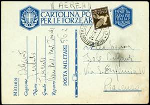 REGNO DITALIA POSTA MILITARE ... 