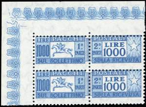 REPUBBLICA ITALIANA PACCHI POSTALI ... 