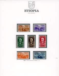 COLONIE ITALIANE ETIOPIA 1936 - Lemissione ... 