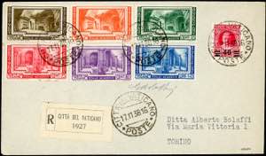 VATICANO 1934/1935 - Due buste ... 