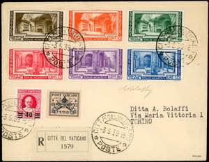 VATICANO 1934/1935 - Due buste ... 