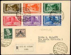 VATICANO 1934/1935 - Due buste ... 