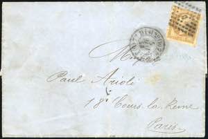 FRANCIA 1851/1888 - Otto lettere e ... 