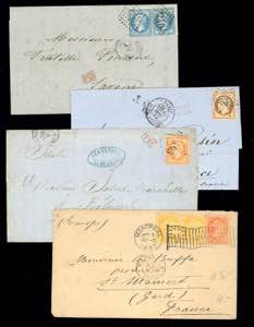 MONDIALI 1863/1950 - Tredici lettere ... 