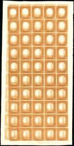 1863 - 10 cent. bistro (14E), prova di ... 