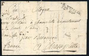 1798 - Lettera prefilatelica scritta a ... 