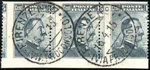 1911 - 15 cent. Michetti, III tipo (96), ... 